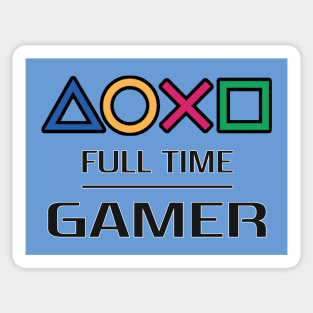 PLAYSTATION FULL TIME GAMER Sticker